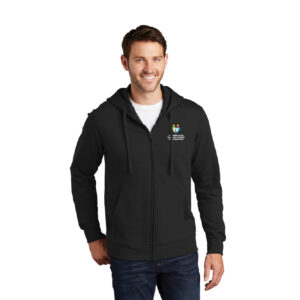 Unisex Zipper Fleece Hoodie